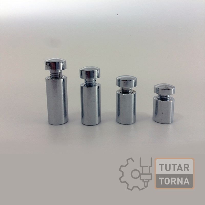 TT 13mm Krom Kaplı Pleksi Tutucu (İç Mekan) ürün resmi